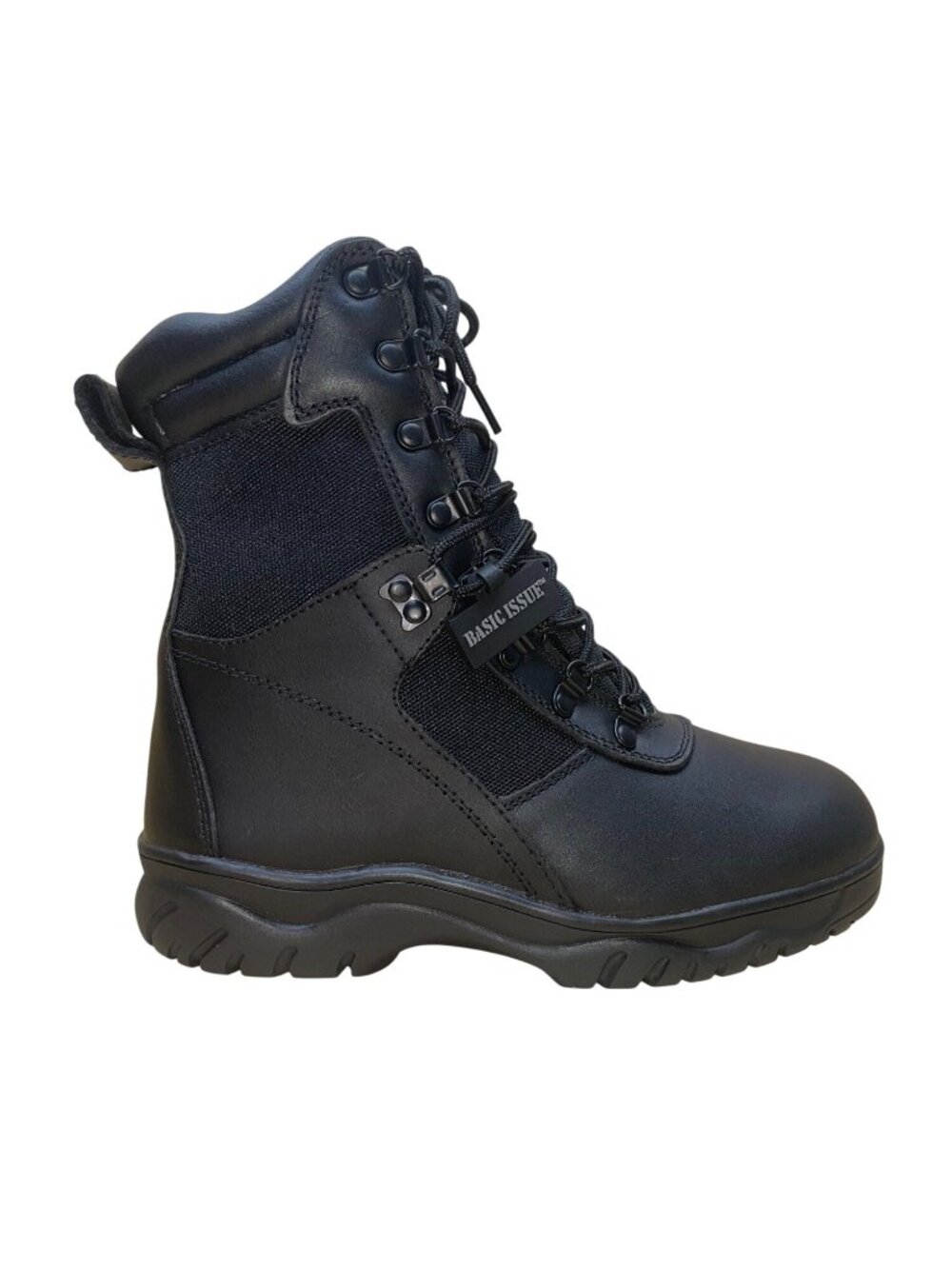 Rothco Men’s Black Tactical Side-Zip Leather & Nylon Forced Entry Boots Size 8.5